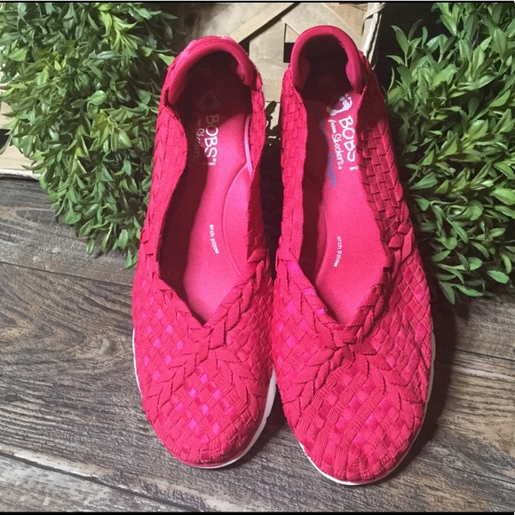 skechers bobs red